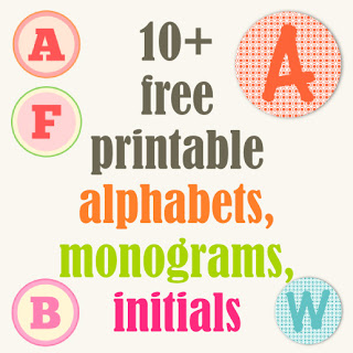Lots of free printable letters and resources for displays